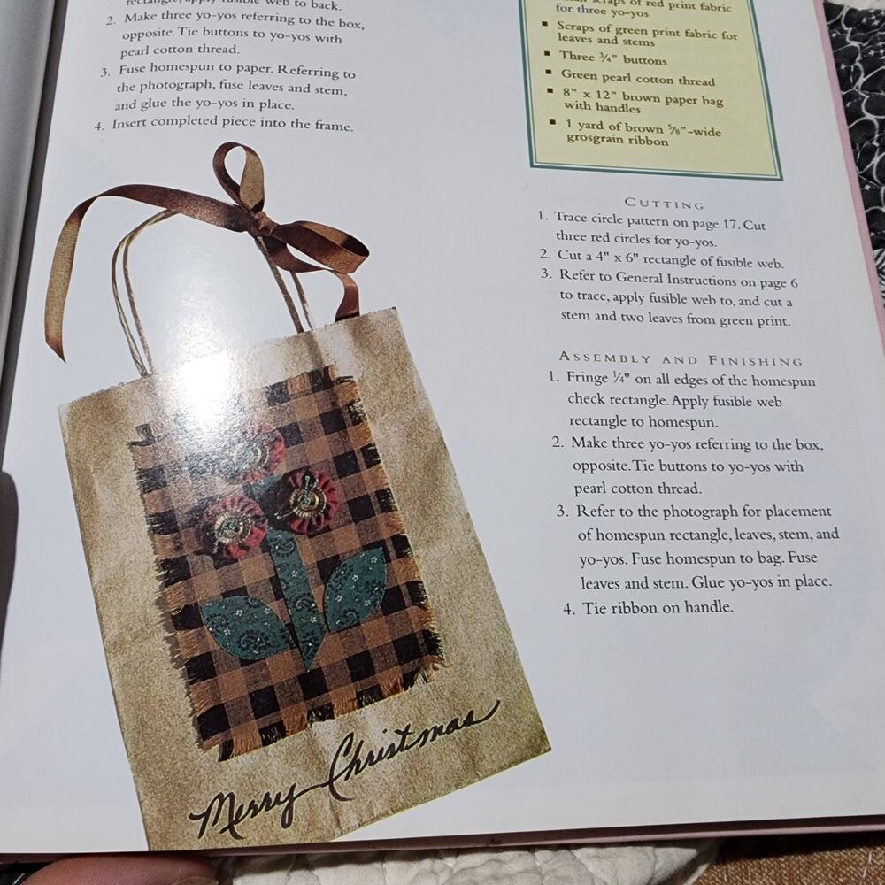 Primitive Applique Pattern Primitive Quilt Pattern Book Rustic Quilt Pattern - Picture 8 of 15